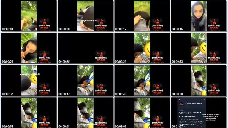 Turbanli Hatun Ormanlik Alanda Sakso Cekiyor 648b0377911fa
