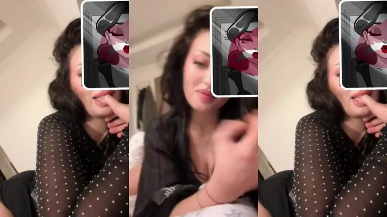 Guzel Tatli Hatun Goruntulu Gorusme Yaparken Soyunuyor Tavsiye Icerik 6820f4017c581