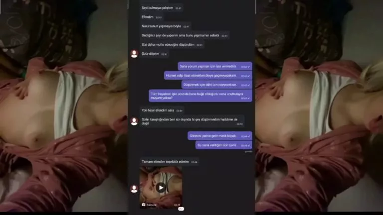 Liseli Parali Kole Sarisin Simge 18 Bol Videolu 6859a47b71636